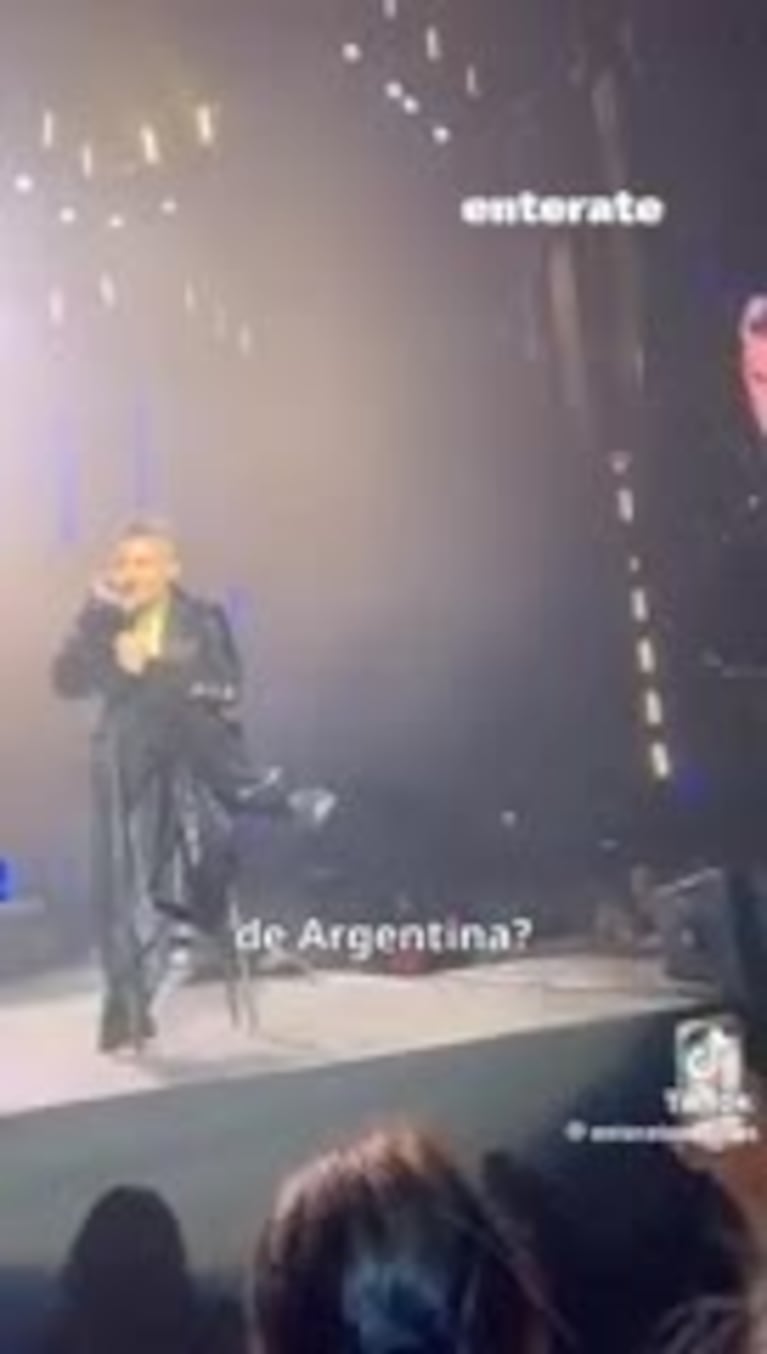 El mensaje de Robbie Williams a Milei