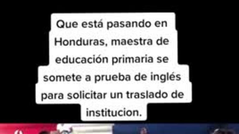 La postulante para maestra de Inglés que no sabía el idioma