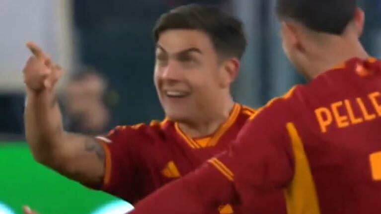 El golazo de Dybala para la Roma en la Europa League