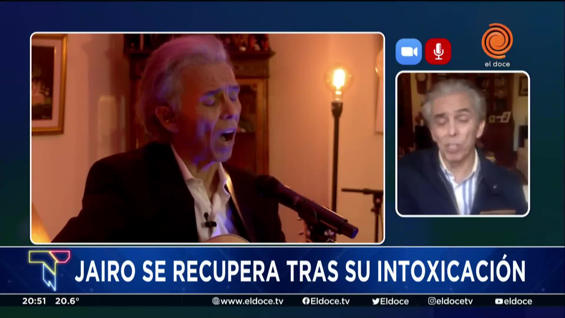 Jairo se presenta en Carlos Paz tras recuperarse de una intoxicación