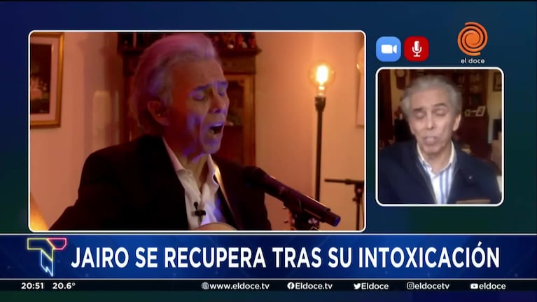 Jairo se presenta en Carlos Paz tras recuperarse de una intoxicación