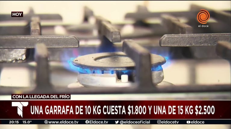 Cuánto cuesta calefaccionar con gas envasado en Córdoba