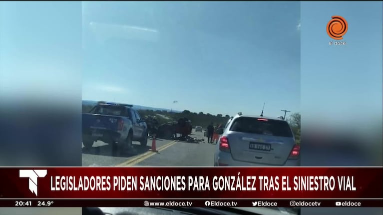 Legisladores exigen sanciones para Oscar González luego de la tragedia