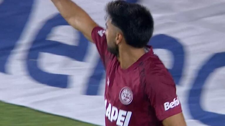El gol de Lanús para el 3 a 1 ante Instituto