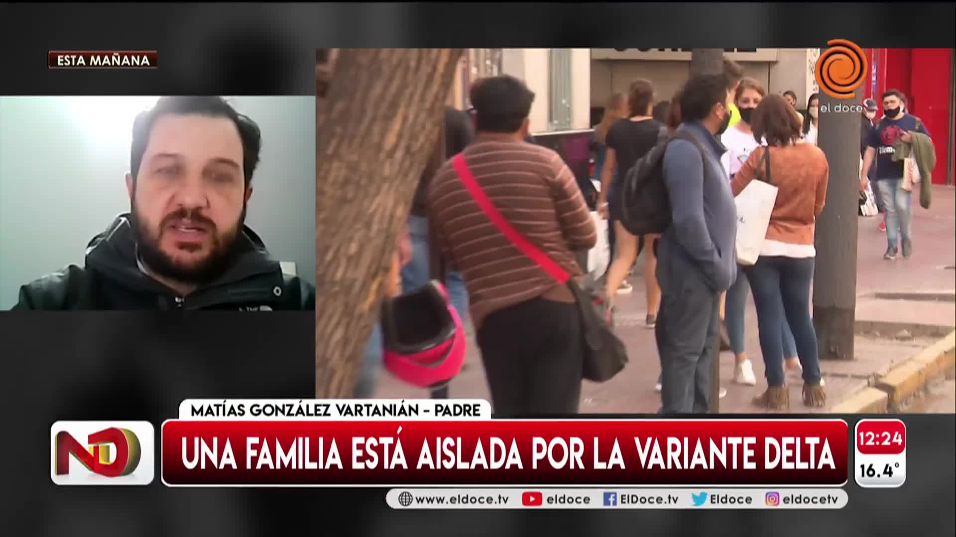 Variante Delta: el testimonio de una familia aislada