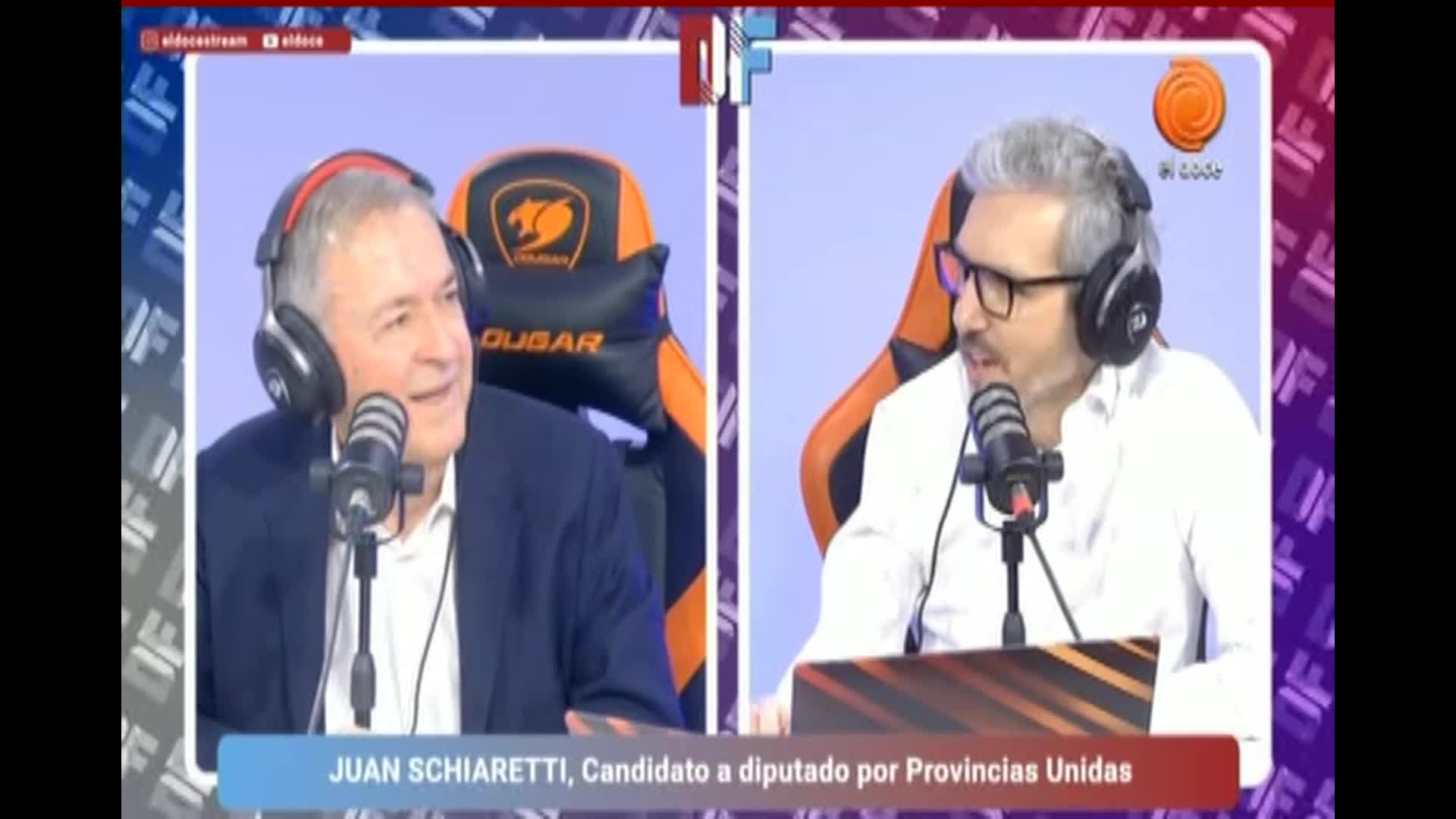 Schiaretti sobre redes sociales y sobre Messi en DF