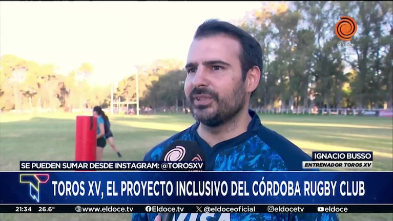 Toros XV, el proyecto de rugby inclusivo en Córdoba