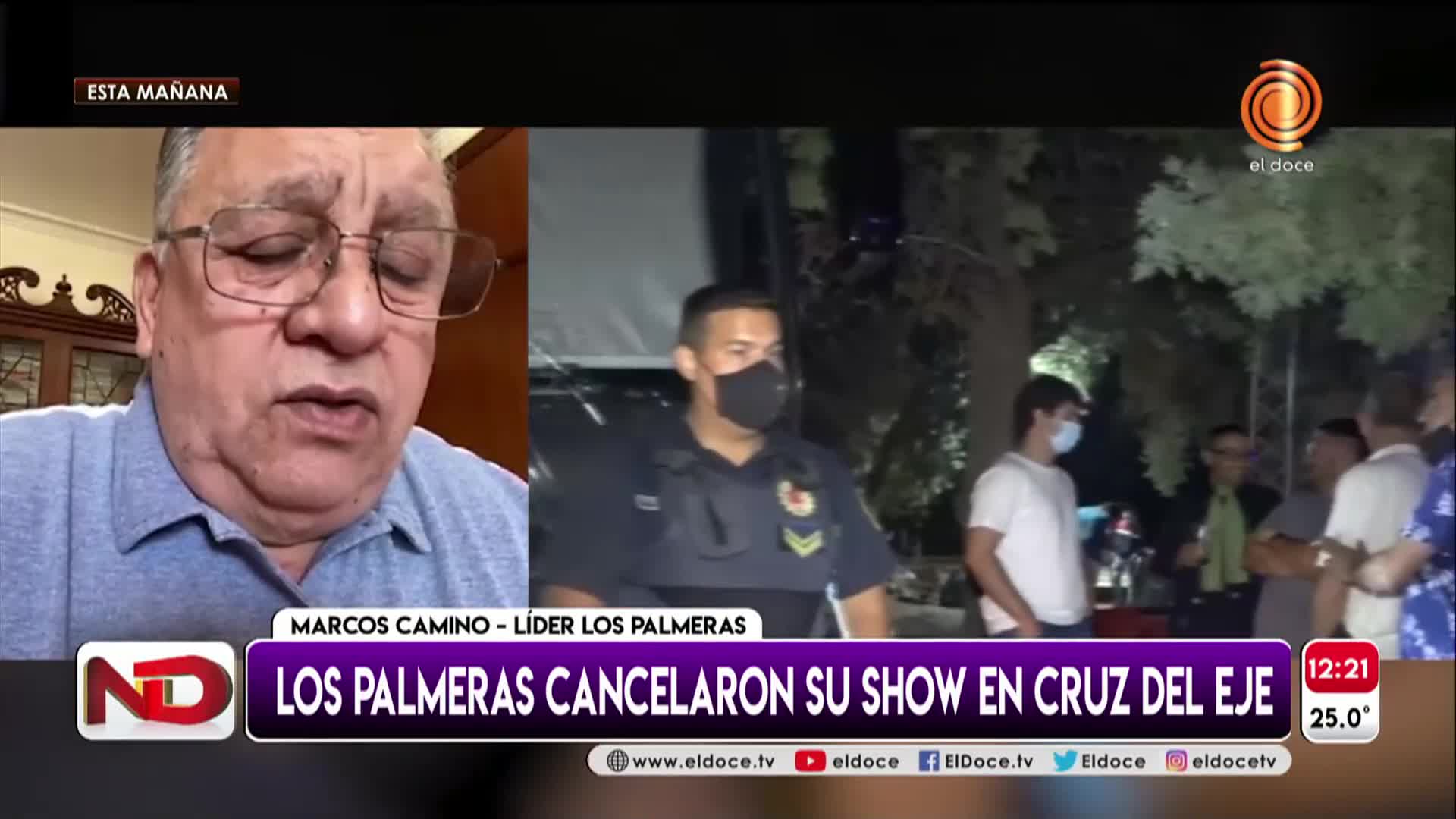 Los Palmeras tras cancelar el show en Cruz del Eje: "Hemos sido estafados como lo fue la gente"