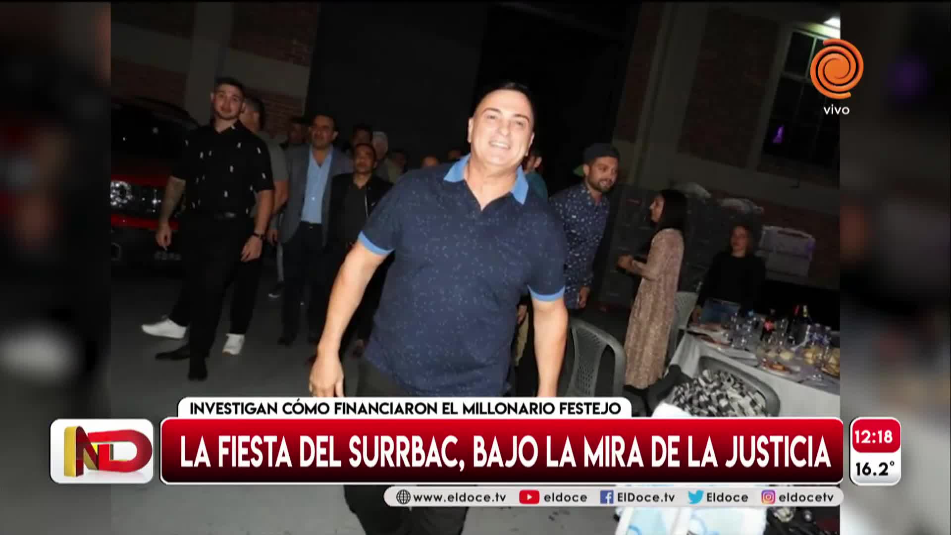 El fiscal Senestrari habló sobre la millonaria fiesta del Surrbac