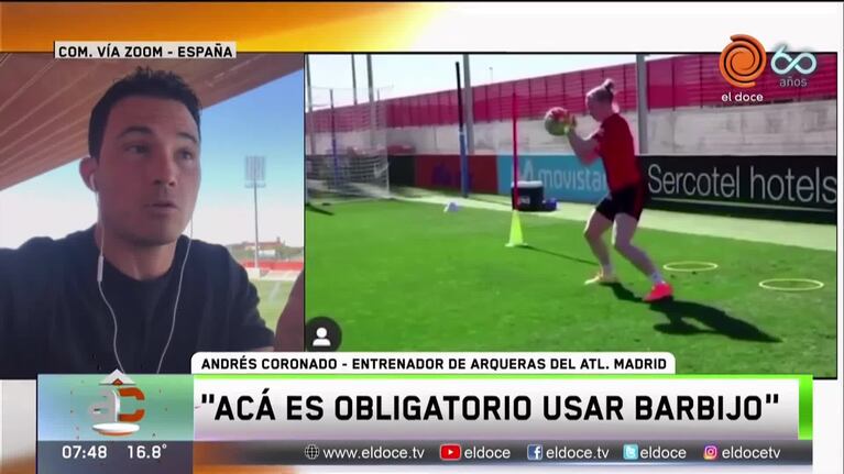 El entrenador Andrés Coronado, de Córdoba al Atlético de Madrid