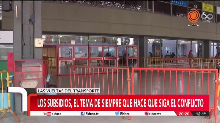 Córdoba: sin acuerdo, continúa el paro del transporte interurbano