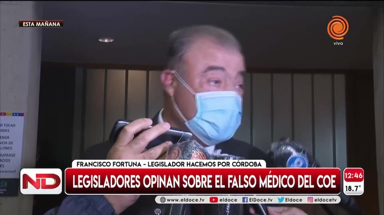 Desde el oficialismo calificaron al médico trucho como un "desequilibrado"