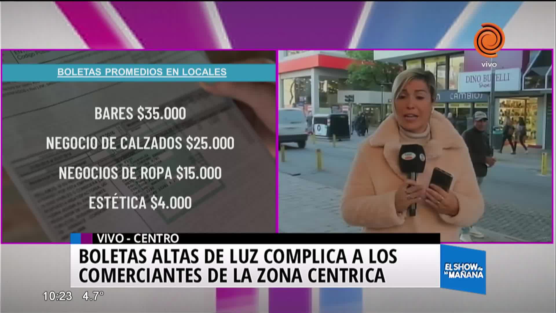 Preocupación de los locales comerciales por las boletas de la luz