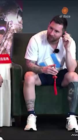 Messi habló en chino