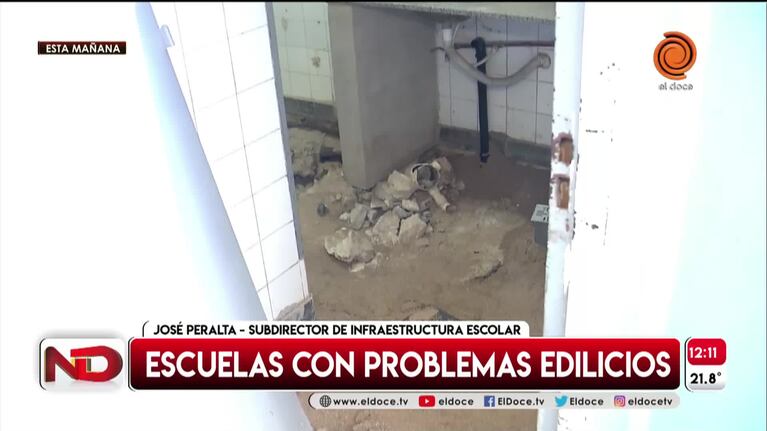Escuelas con problemas edilicios: la respuesta de la Provincia