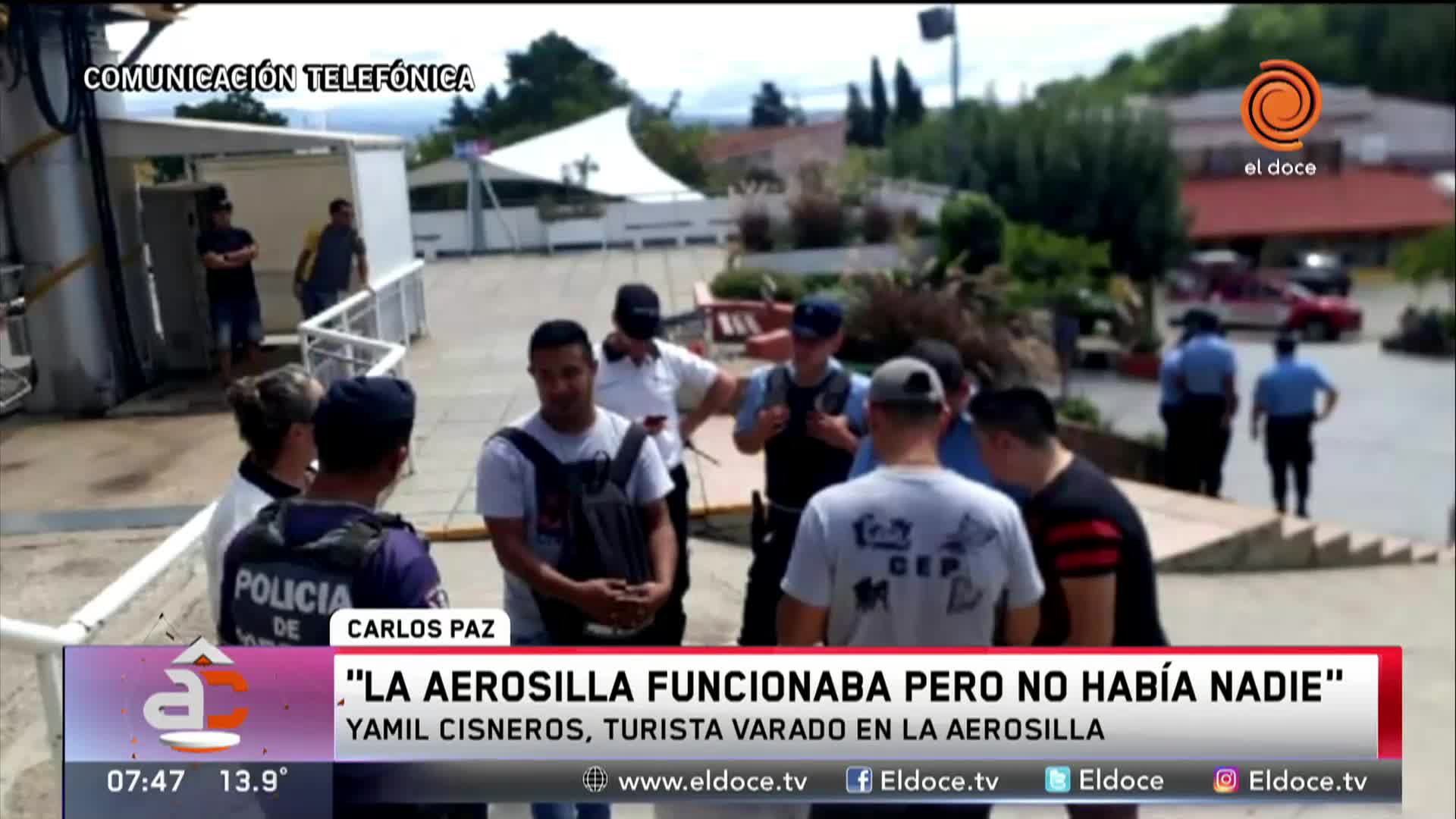 El testimonio de los varados en la aerosilla