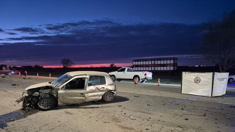 Investigan un choque fatal sobre la ruta 19 en Córdoba