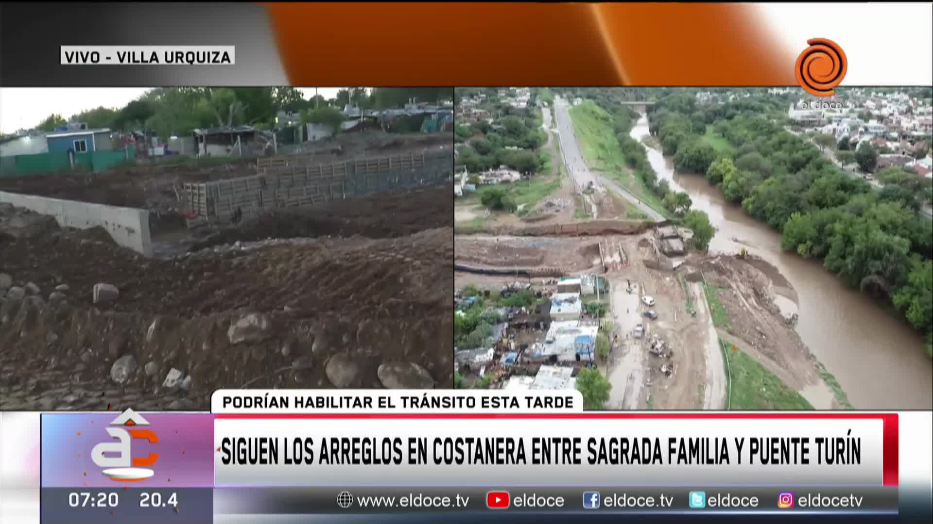 Cuándo habilitarán el tramo de Costanera Sur arrasado por el agua