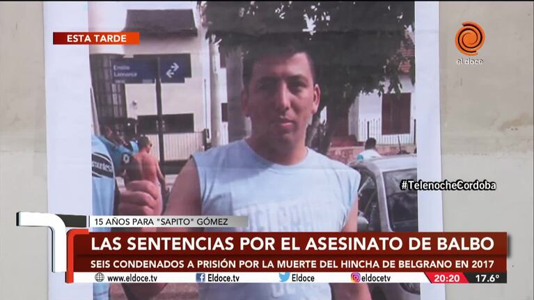 Las condenas por el asesinato del hincha de Belgrano Emanuel Balbo