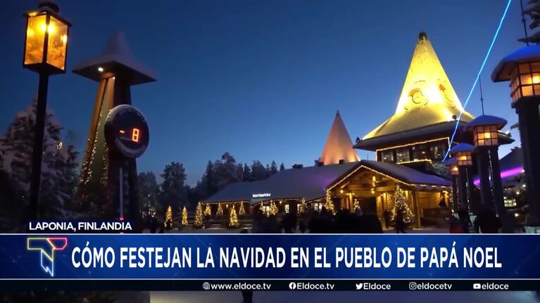 A horas de la Navidad, cómo es el pueblo donde vive Papá Noel