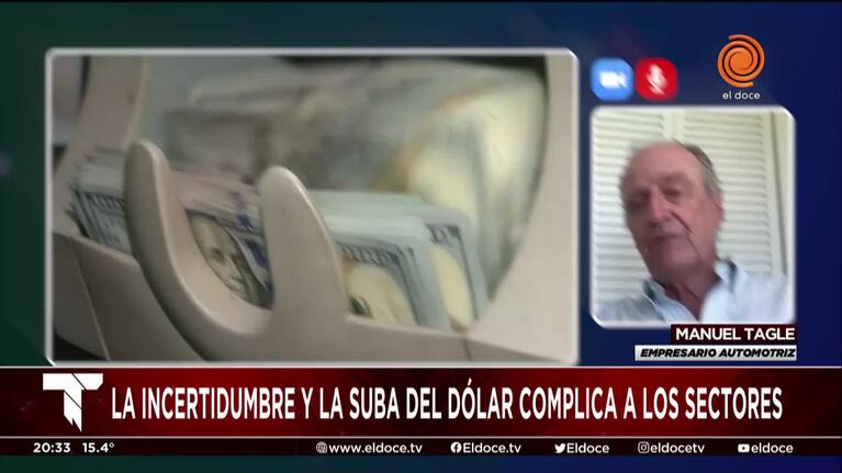 Preocupación en diferentes sectores por la suba del dólar