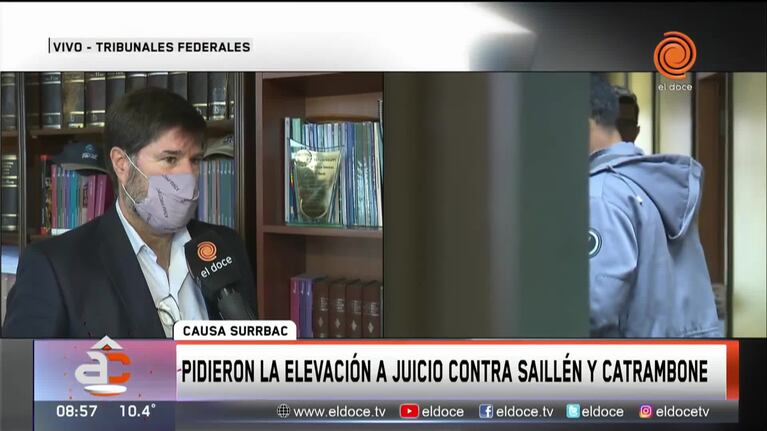 Pidieron elevar a juicio a Saillén y Catrambone: los duros argumentos del fiscal