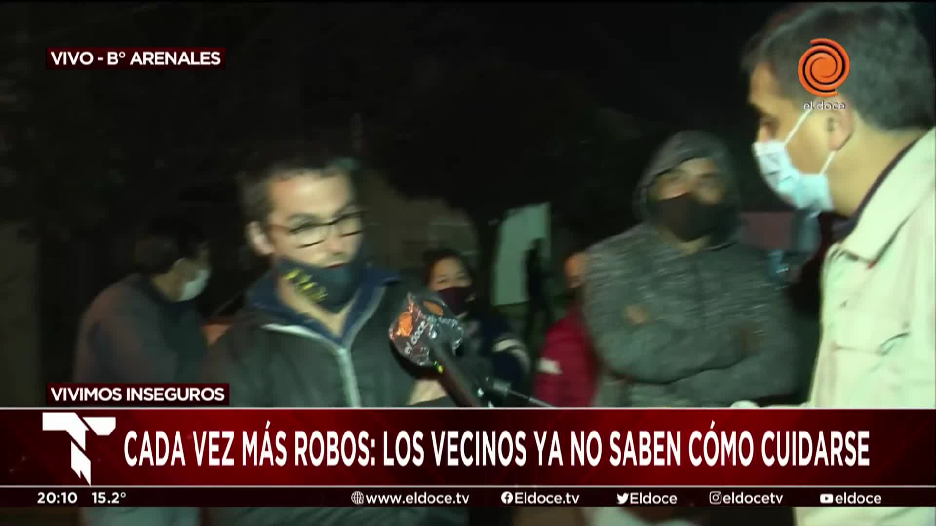 Vecinos de barrio Arenales reclaman por más seguridad ante la ola de robos