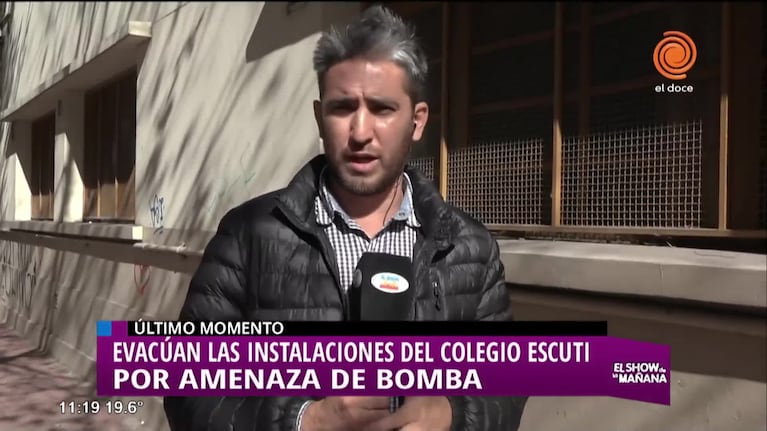 Amenaza de bomba en el Colegio Escuti