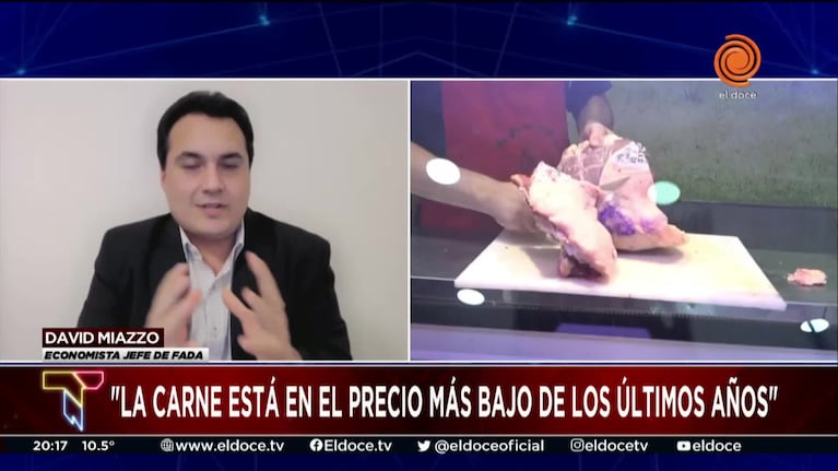 La carne no alcanzó el porcentaje de inflación
