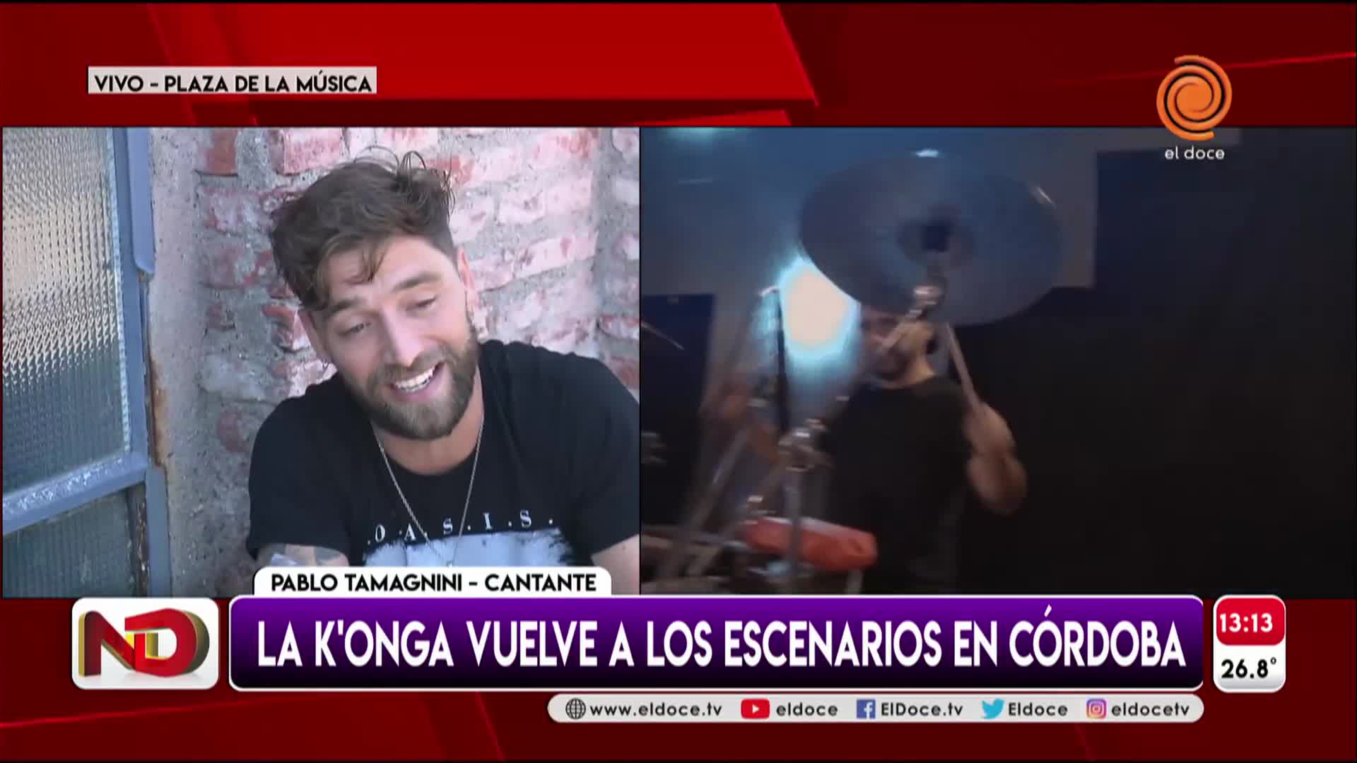 La Konga en la previa de su regreso a Córdoba en pandemia