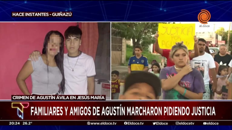 Volvieron a marchar en Guiñazú por el crimen de Agustín Ávila