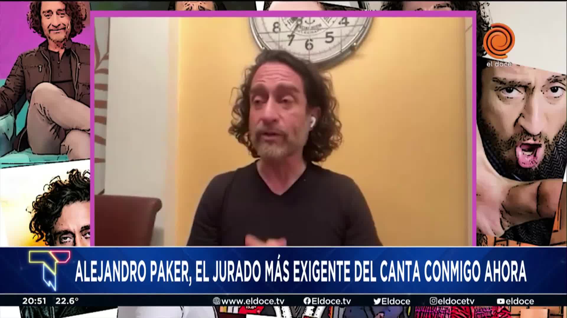 Alejandro Paker detalló la intimidad de Canta Conmigo Ahora