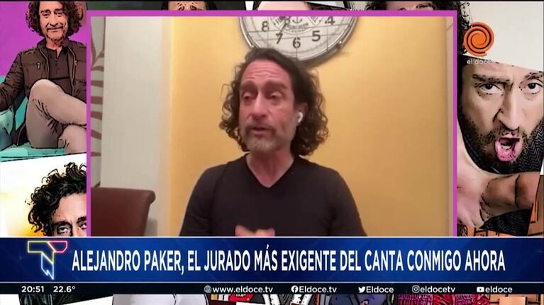 Alejandro Paker detalló la intimidad de Canta Conmigo Ahora