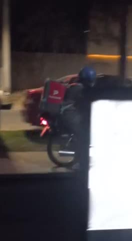 Filmaron a un perro delivery en Córdoba