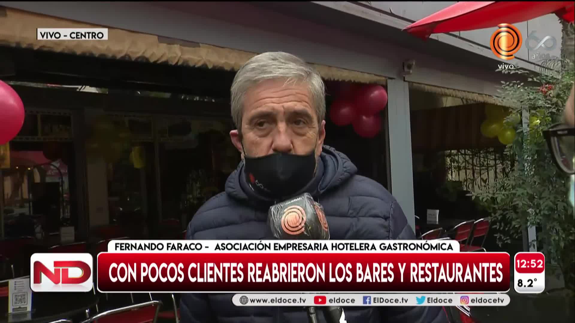 Apertura de bares y restaurantes: preocupa la crisis en el sector