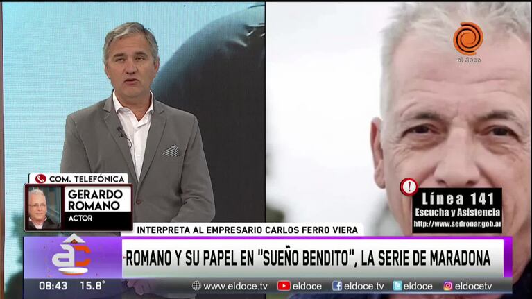 Gerardo Romano en la serie de Maradona: todo sobre su papel