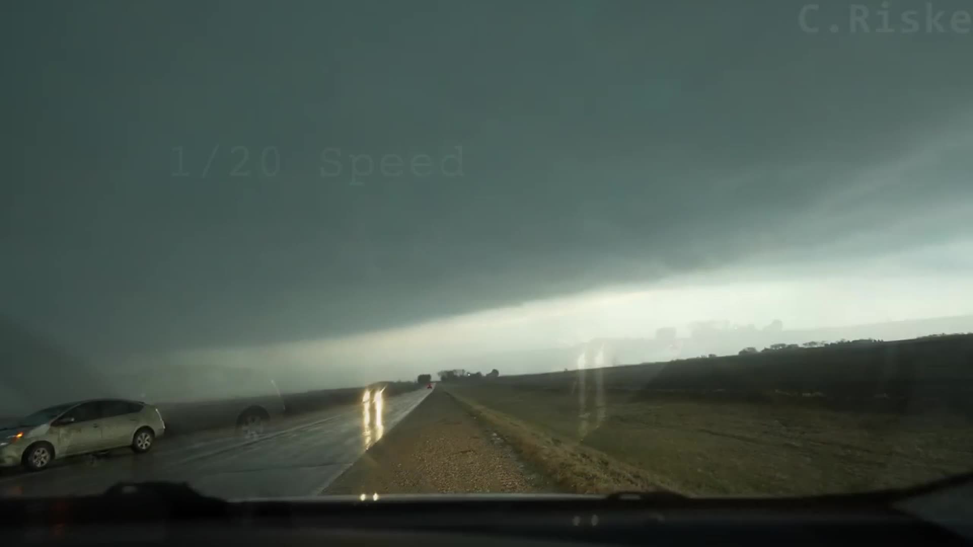 CAR STRUCK BY LIGHTNING!!!