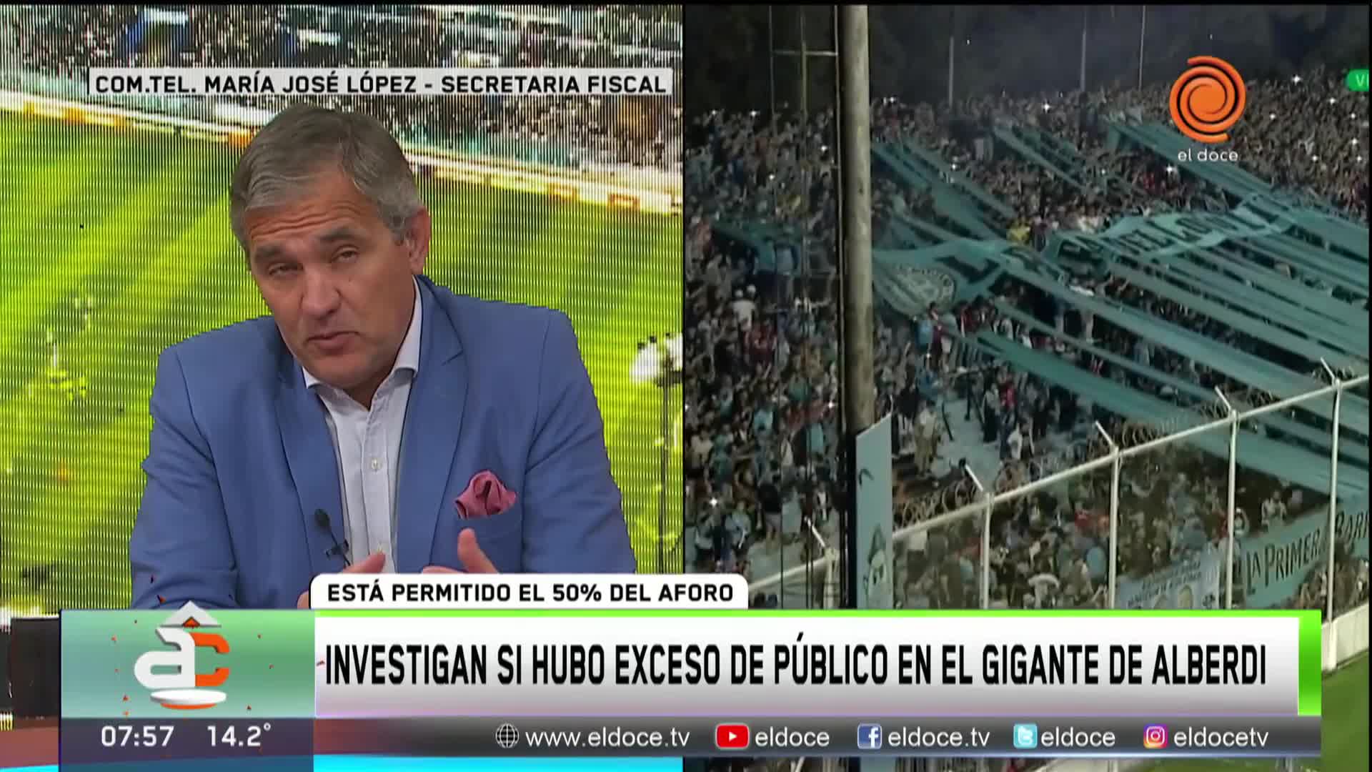 Investigan si hubo exceso de público en la cancha de Belgrano