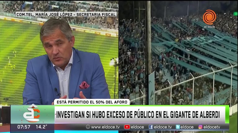 Investigan si hubo exceso de público en la cancha de Belgrano