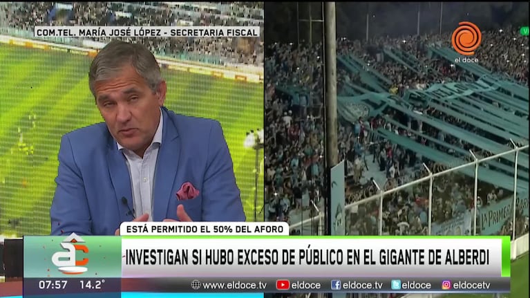 Investigan si hubo exceso de público en la cancha de Belgrano