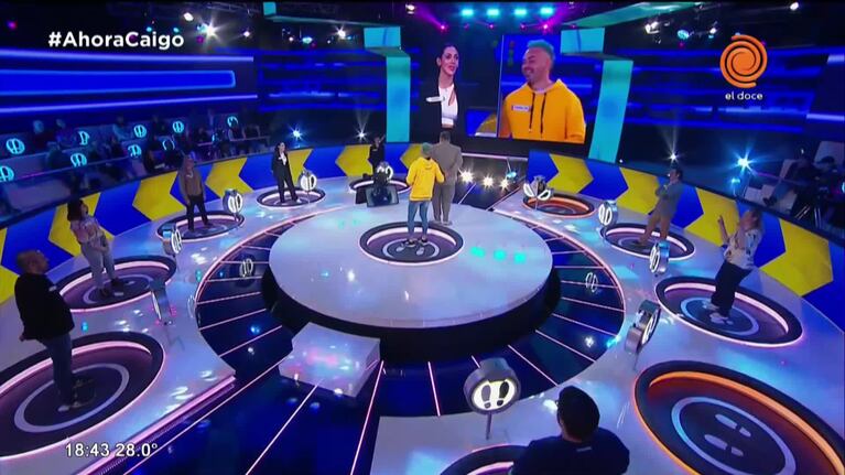El baile "hot" de Barassi en Ahora Caigo