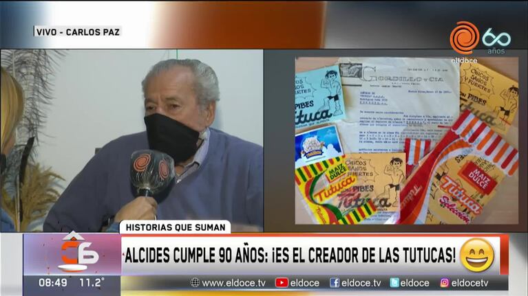 Cumplió 90 años el creador de las "tutucas" en Córdoba