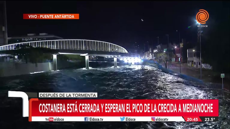 Cerraron la Costanera: advierten sobre una crecida mayor del Suquía