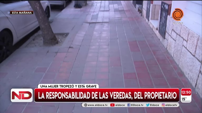 De quién es la responsabilidad por las peligrosas veredas rotas