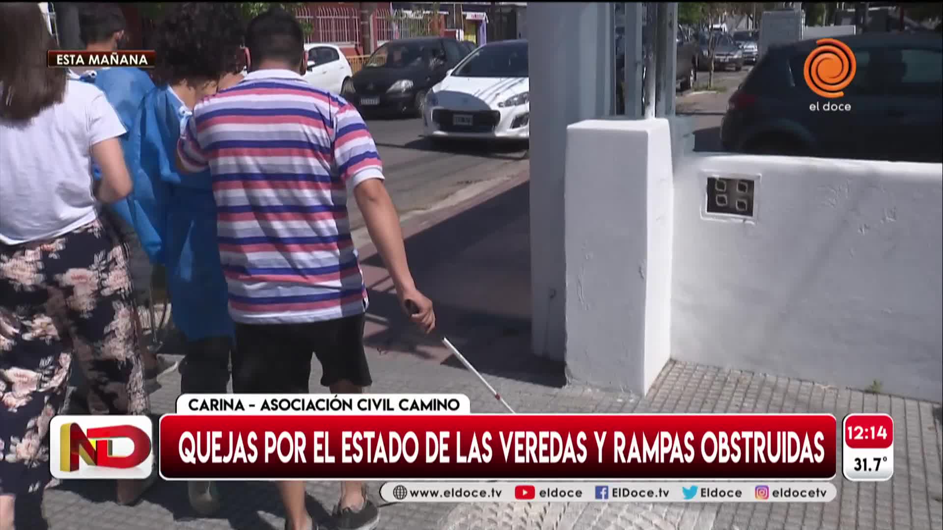 Córdoba: las rampas, cada vez más tapadas por autos