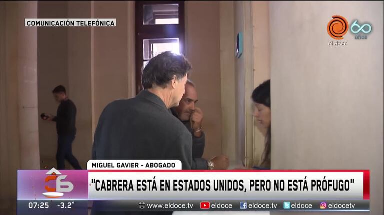 Caso "Pato" Cabrera: su abogado asegura que aún no volverá a Argentina