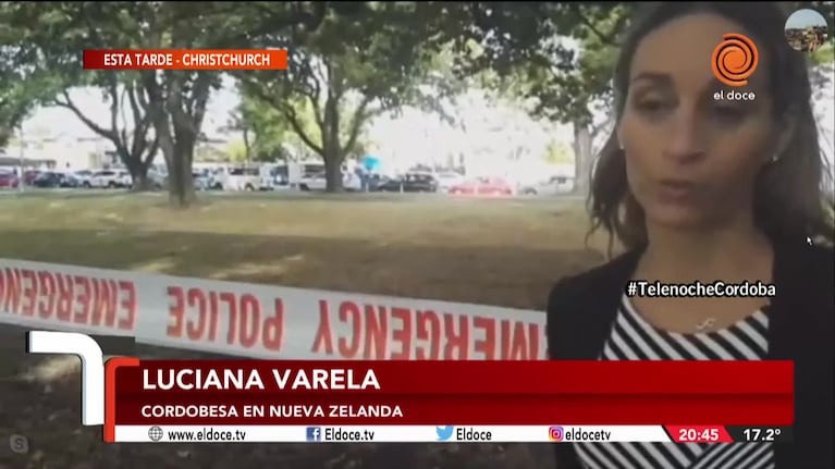 Una cordobesa mostró el lugar de la masacre en Nueva Zelanda