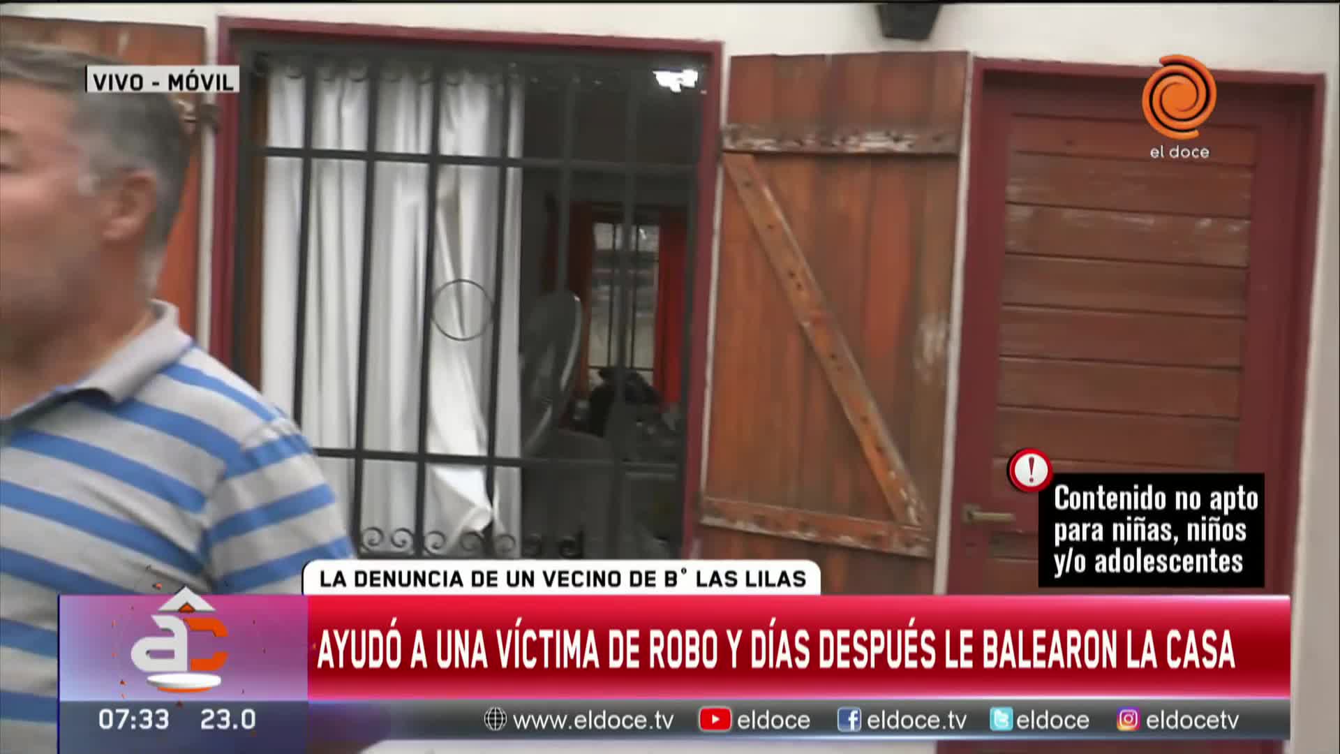 Dos delincuentes dispararon cuatro veces contra una casa