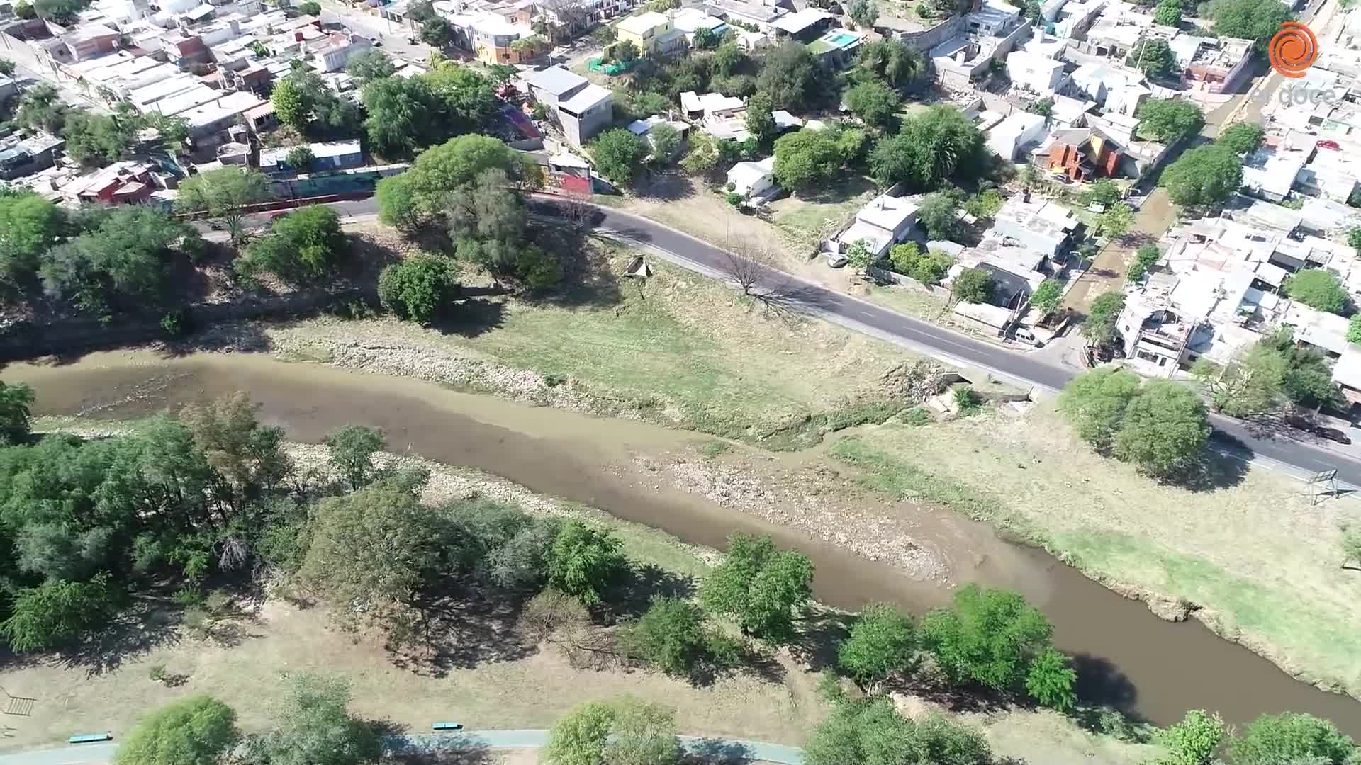 El desborde cloacal desde el drone