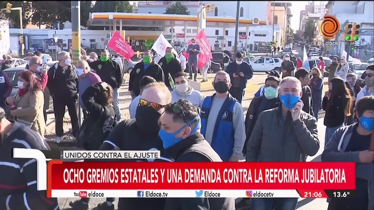 Gremios estatales presentaron una demanda contra la reforma jubilatoria